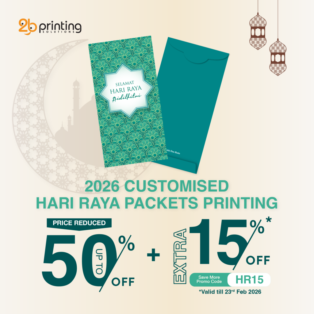 Customised Red Packets Printing Singapore | 2B Printing