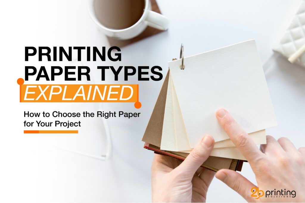 Printing paper types explained singapore