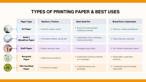 Paper Types Today Printing Paper Types Explained Singapore | 2B Printing