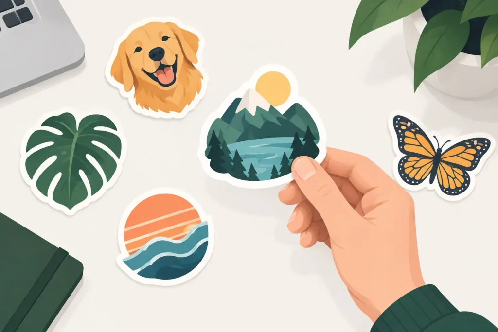 How to Design Die Cut Stickers That Get Kept
