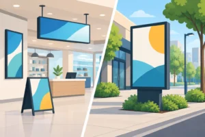 Indoor Versus Outdoor Signage: What Works Best?