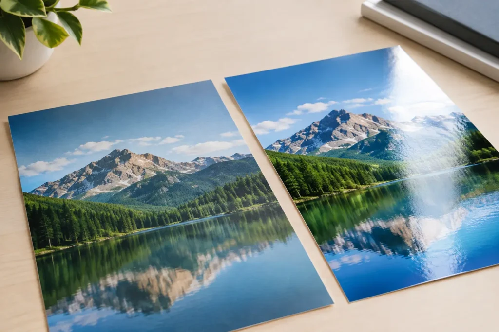 Matte vs Gloss Lamination for Better Print